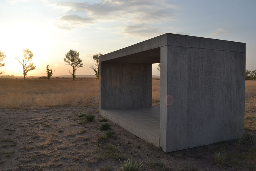 Chinati Foundation Piece outside